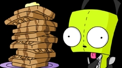 Woman Invader Zim waffle