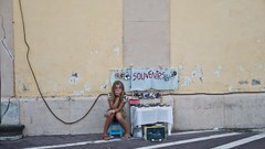 Woman Italy living thinking italia Aeolian Islands Isole Eolie