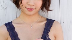 Woman Japanese asians smiling brunettes models smiley face 