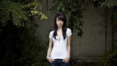 Woman jeans brunettes Breana Rich