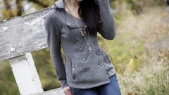 Woman jeans brunettes Taylor McCutchan Breana Rich