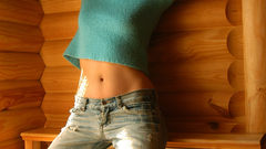 Woman jeans Met-Art magazine