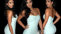 Woman kim kardashian brunettes