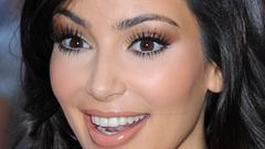 Woman kim kardashian faces