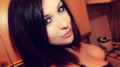 Woman kitchen brunettes bored Sabrina Salvatore