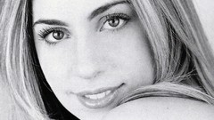 Woman lady gaga grayscale