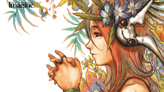 Woman leaves rings artwork