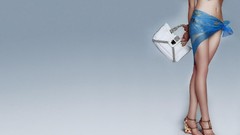 Woman legs purses Simple Background