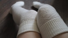 Woman legs stockings body parts