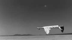 Woman levitation Heather Graham levitate