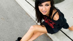 Woman lights long hair singers Lights Valerie Poxleitner Lights 