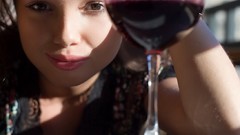 Woman lips faces brunettes Michaela A Kalimera