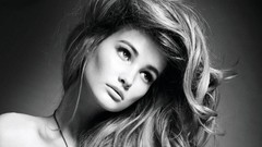 Woman lips faces fashion brunettes models Noire