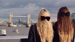 Woman London blondes hairbow