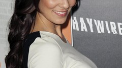 Woman long hair brown eyes brunettes Daniela Ruah