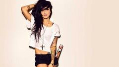 Woman long hair Lights