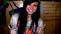 Woman long hair singers