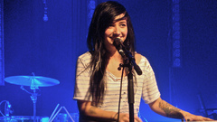 Woman long hair singers