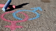 Woman love Boys! chalk