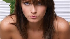 Woman Maya faces blue eyes brunettes models nude MPL Studios 