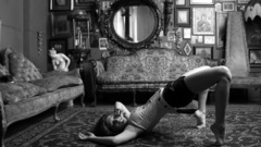 Woman mirrors monochrome Dani