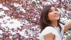 Woman models asians smiling