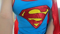 Woman models boobs Katie Banks