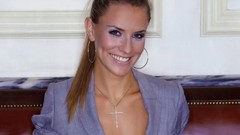 Woman models Celebrity smiling