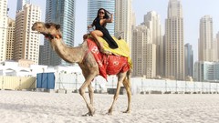 Woman models CJ Miles