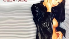 Woman models cleavage Susan Ward