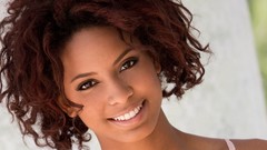 Woman models curly hair black people Digital Desire magazine 