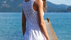 Woman models Fabiana Semprebom