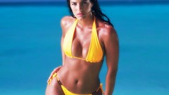 Woman models gaby espino