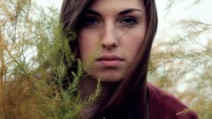 Woman models Hannah Biermann