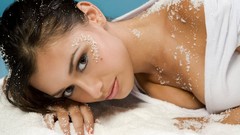 Woman models jasmine