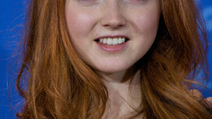 Woman models Lily Cole