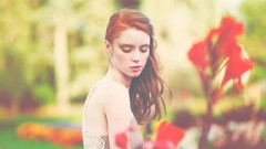 Woman models Marianne Hagstrom