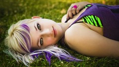 Woman models Miss Gretta