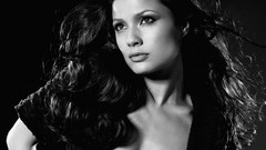 Woman models Natassia Malthe