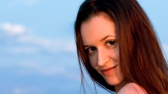 Woman models redheads Anna Leah