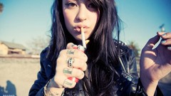 Woman models Silvi (SuicideGirls)