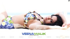 Woman models Veena Malik