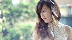 Woman models vietnamese Kim Ngan