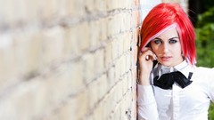 Woman models Walls Of Jericho