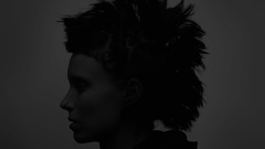 Woman mohawk Girl with the Dragon Tattoo rooney mara