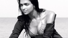 Woman monochrome Actress bollywood deepika padukone greyscale