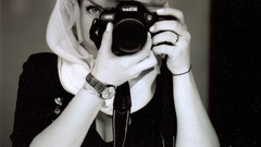 Woman monochrome blondes polina gagarina Russians