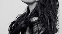 Woman monochrome brunettes no bra Roï Elmaliah