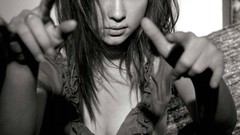 Woman monochrome brunettes thora birch