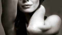 Woman monochrome cleavage Francesca Neri